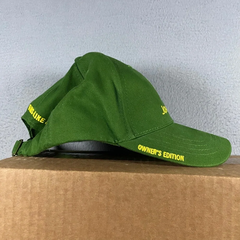 John Deere Green Owners Edition Baseball Cap Nothing Runs Like A Deere Hat